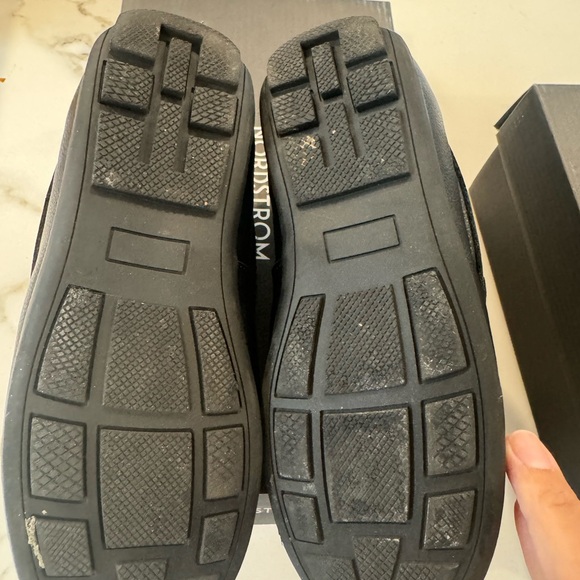NORDSTROM black boys moccasin - Picture 2 of 6